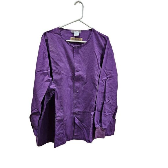 Medline XXL scrub top purple Item #11 - Picture 1 of 9
